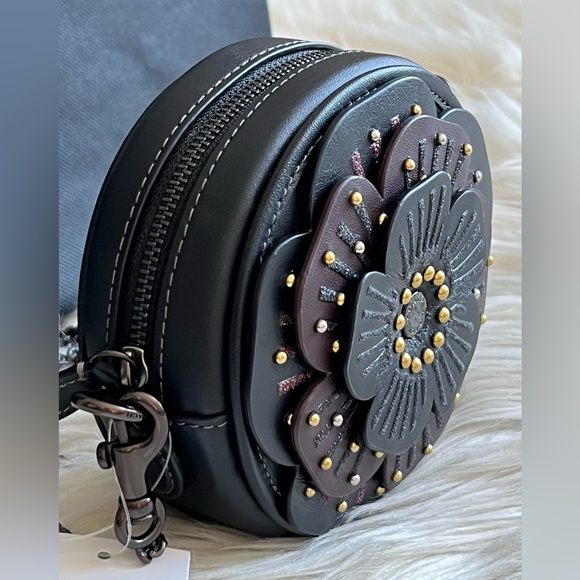 💰SOLD - CE782 - Coach Tea Rose Crossbody - Picture 2 of 12